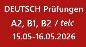 Prüfungen A2, B1, B2